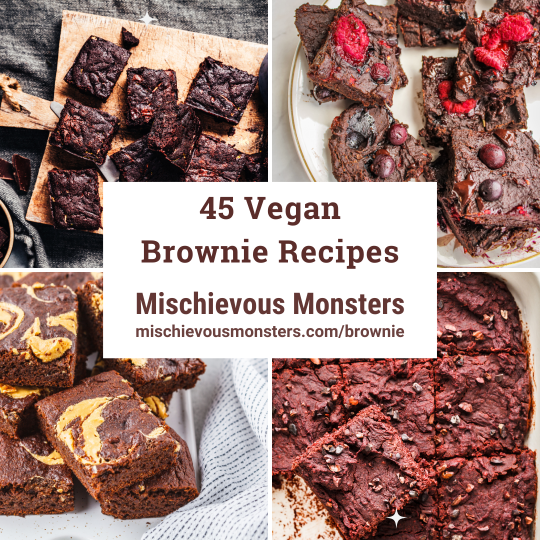 45 Decadent Vegan Brownie Recipes for Every Sweet Tooth