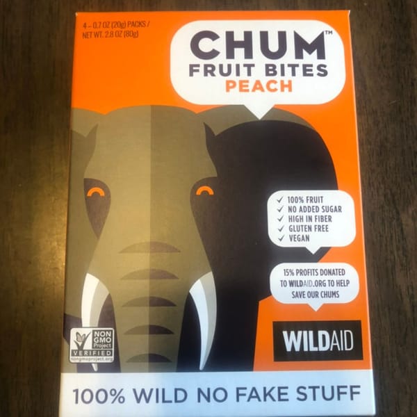 Peach Chum Fruit Bites Review